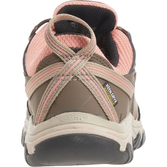 NEW Keen Ridge Flex Hiking Shoes Waterproof For Women Timberwolf/Brick Dust663sn - Picture 4 of 6